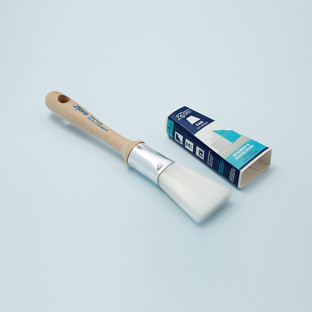 FAN BRUSH - ZIBRA BRUSHES- 1" FAN