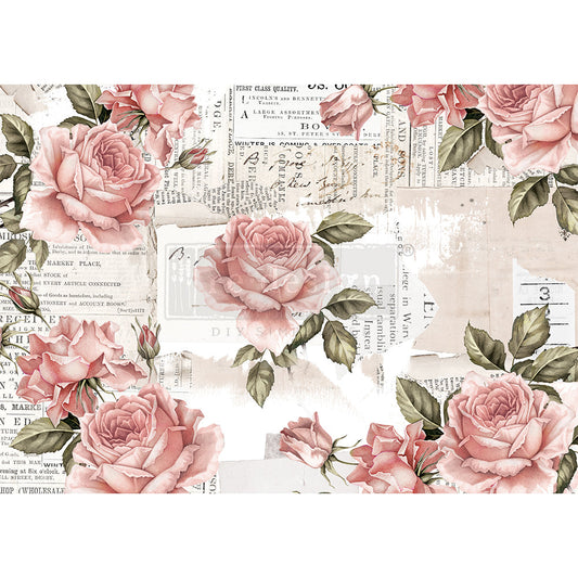FLORAL SWEETNESS RICE PAPER - REDESIGN DECOR RICE PAPER