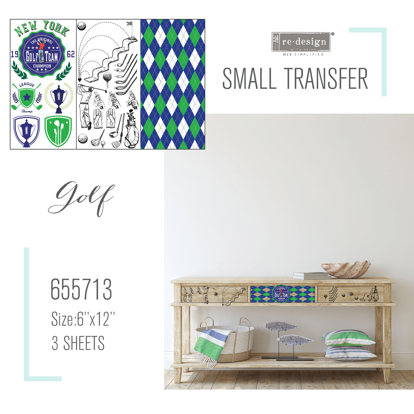 GOLF - SMALL TRANSFER - REDESIGN WITH PRIMA