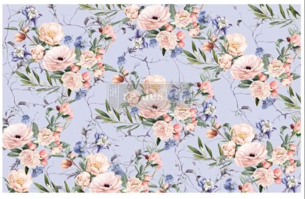 LAVENDER FLEUR - Redesign with Prima Decoupage Decor Tissue Paper
