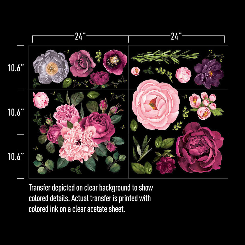 LUSH FLORAL 1 - REDESIGN DECOR TRANSFERS®