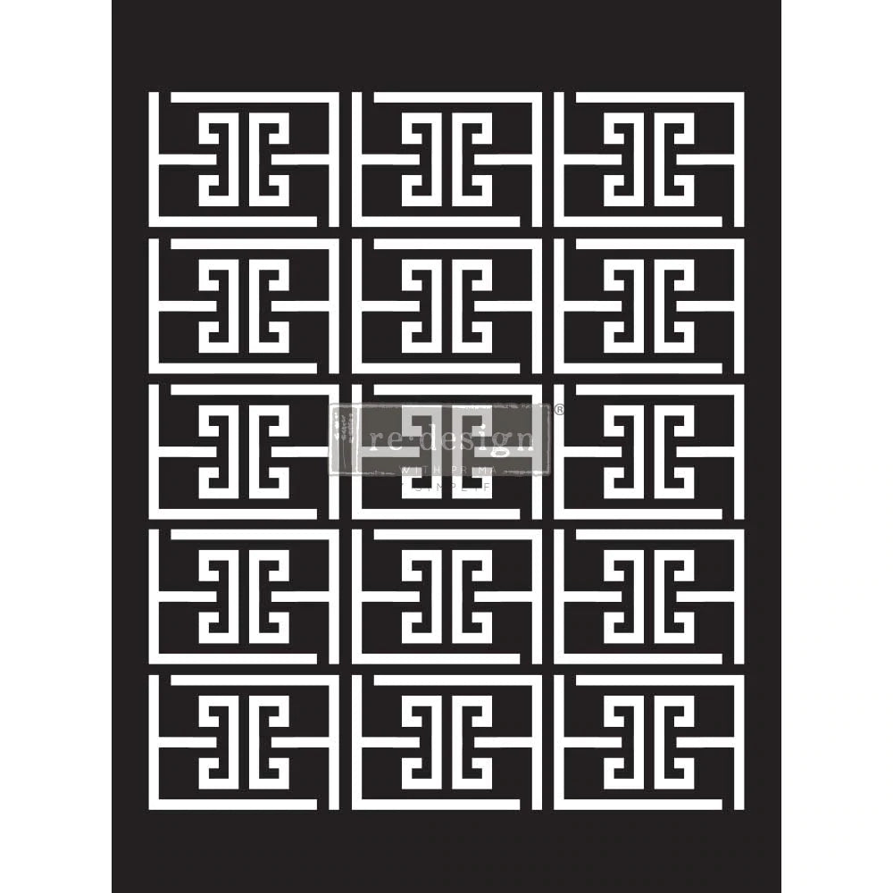 SOMETHING GEOMETRIC - REDESIGN DECOR STENCIL