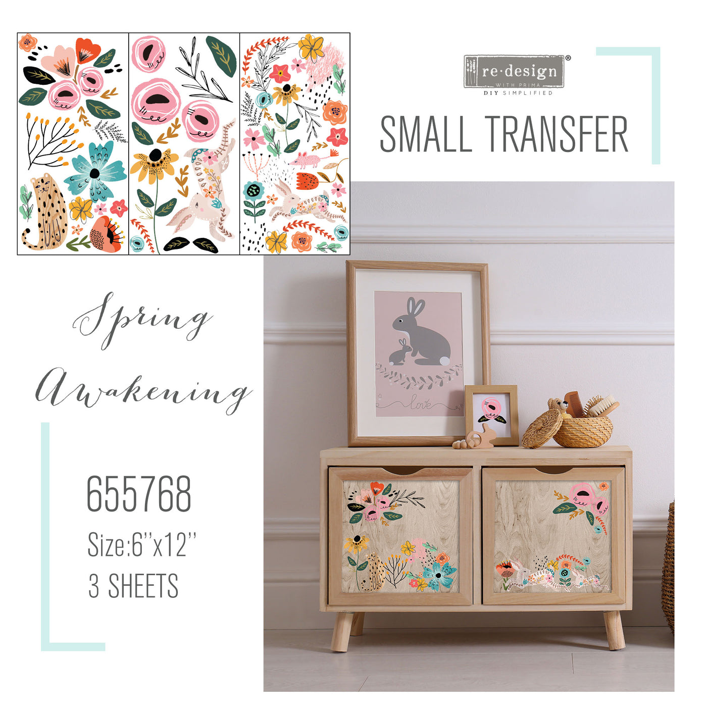 SPRING AWAKENING - SMALL TRANSFER - REDESIGN WITH PRIMA