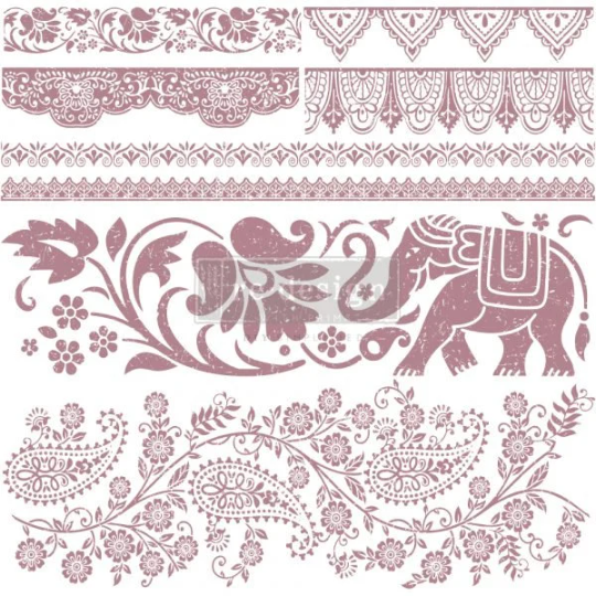 BOHEMIAN DREAMER - REDESIGN DECOR STAMP - REDESIGN WITH PRIMA