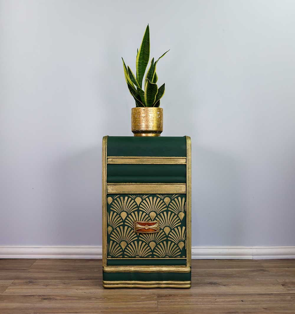 DECO PEACOCK - REDESIGN WITH PRIMA DECOR STENCIL KACHA