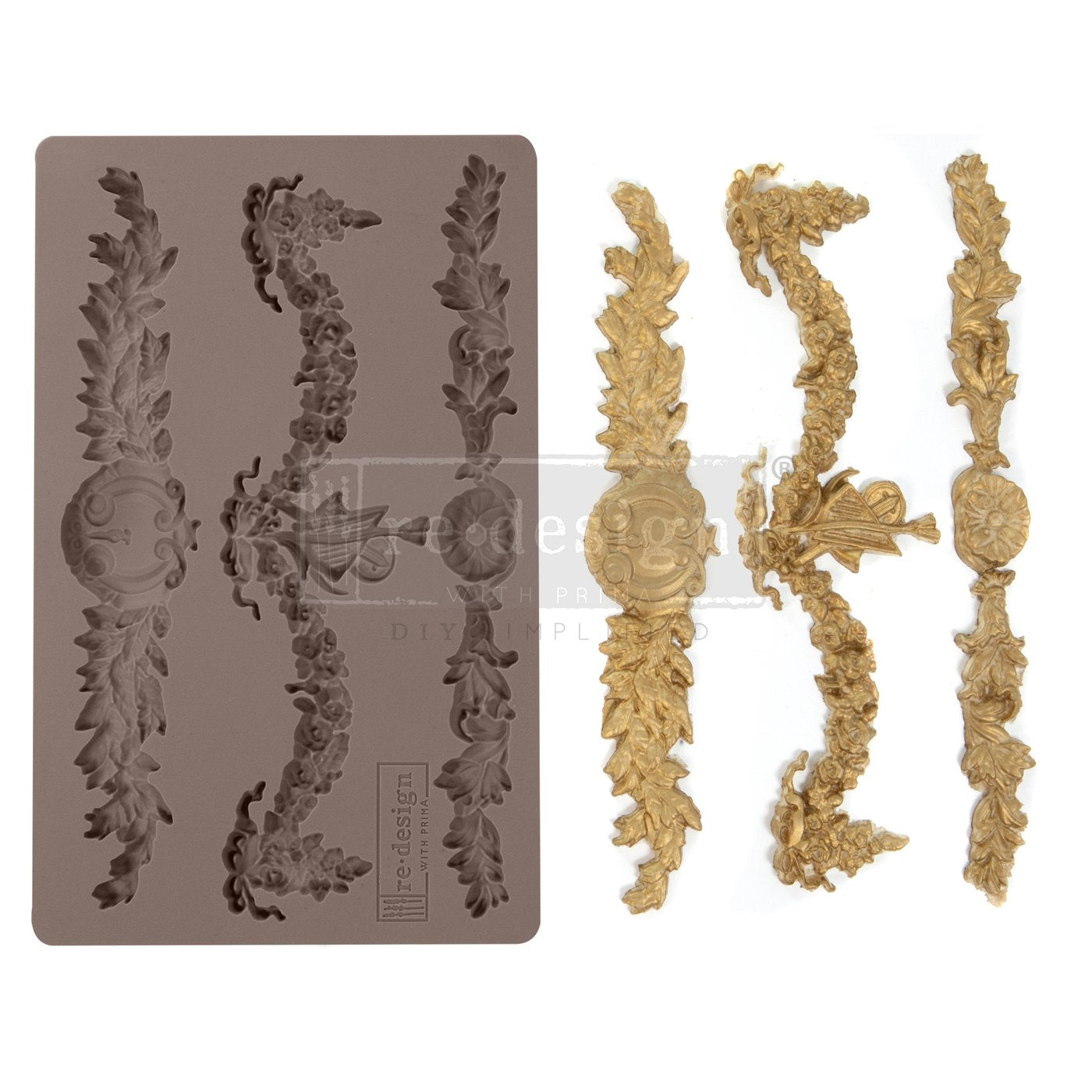 GLORIOUS GARLAND 5″X 8″ 8 MM THICKNESS - REDESIGN DÉCOR MOULDS®