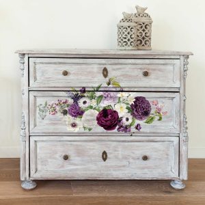 MAJESTIC BLOOMS  - MAXI TRANSFER - DECOR TRANSFERS - 12”X12”