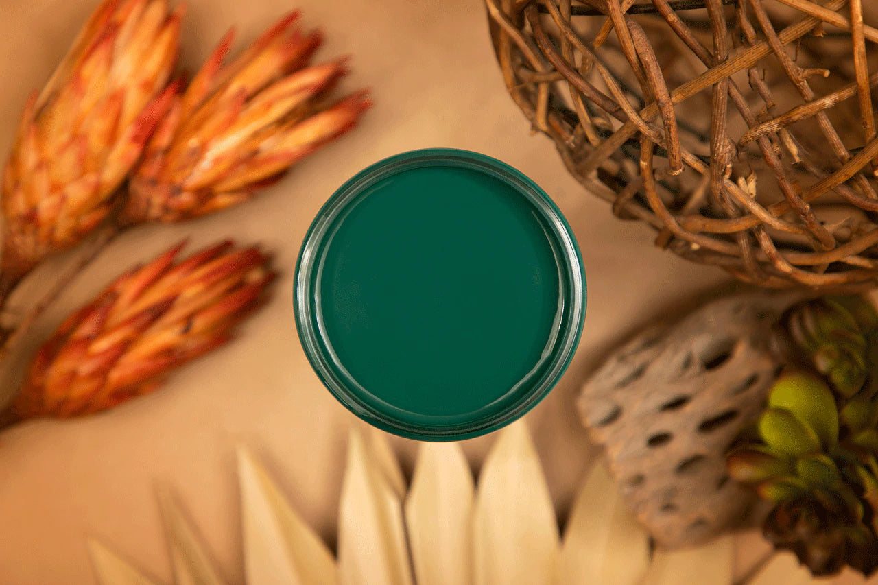 MIDNIGHT GREEN SILK PAINT