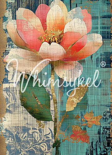 FADED LUXE - WHIMSYKEL DESIGNS - 18 LB DECOUPAGE TISSUE PAPER