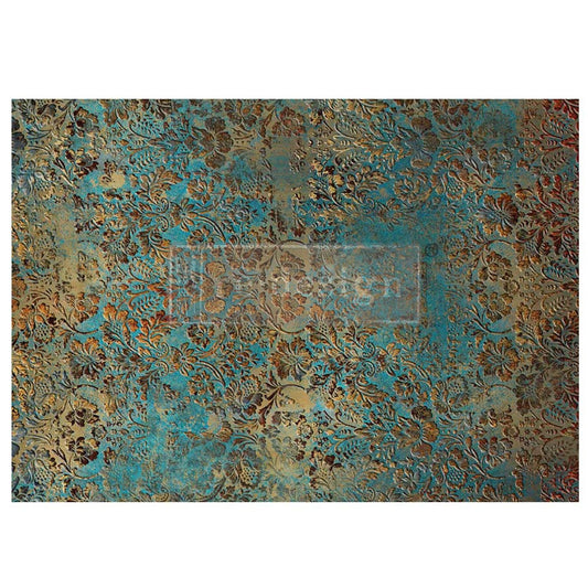 AGED PATINA - A1 Decoupage Fiber - 1 sheet, A1 size