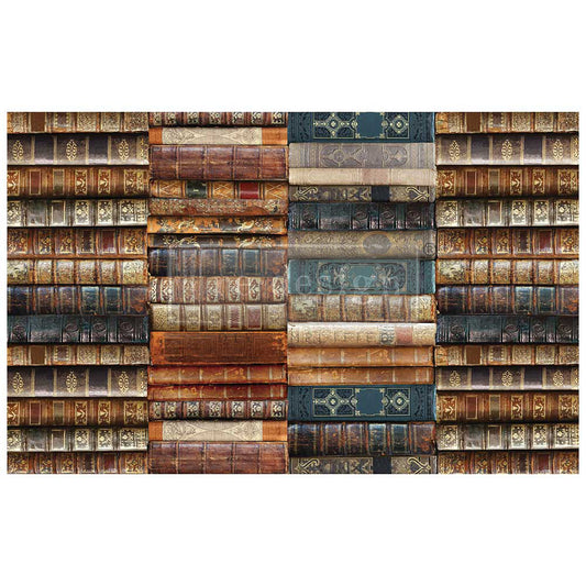 BIBLIOPHILE - DECOUPAGE DECOR TISSUE PAPER