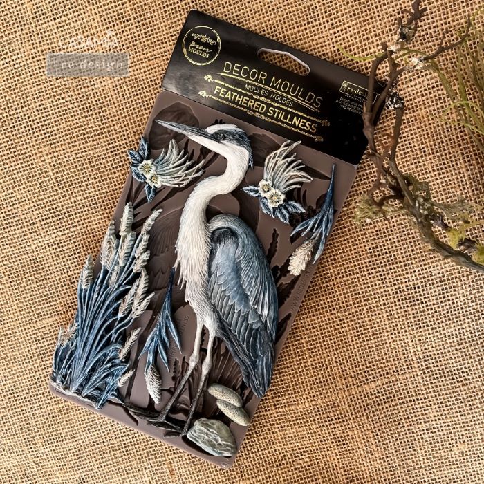 FEATHERED STILLNESS - DECOR MOULDS - 1 PC - 5' BY 8" BY 8MM