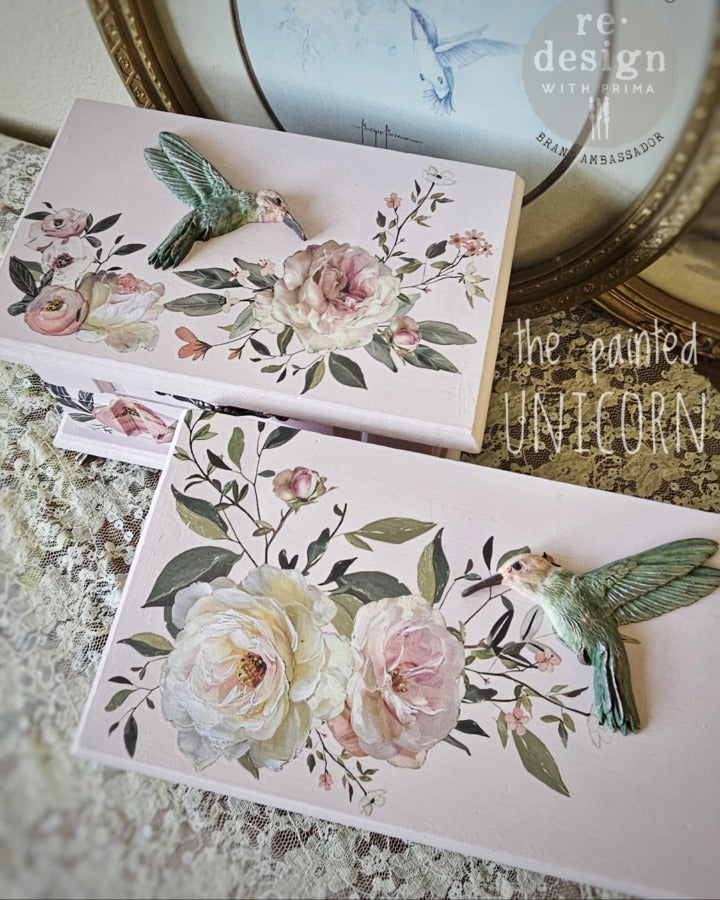 BLUSH REVERIE - MIDDY TRANSFER - 3 SHEETS, 8.5" X 11"