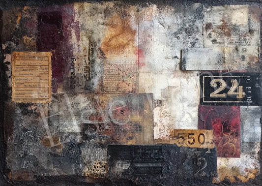 BORROWED STORIES - ELSIE LANE DECOUPAGE TISSUE PAPER - 18LB - 29" BY 21"