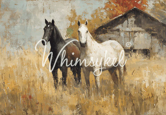 BARNYARD COMPANIONS - WHIMSYKEL DESIGNS - 18lb Decoupage Tissue Paper 21x29 in