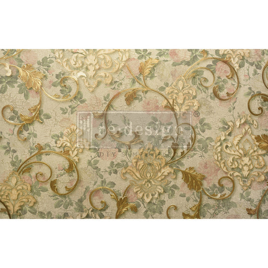 CHAPELLE ROYALE - TISSUE -  1 Sheet, 19.5″X30″ - Decoupage Tissue - Decorative Tissue