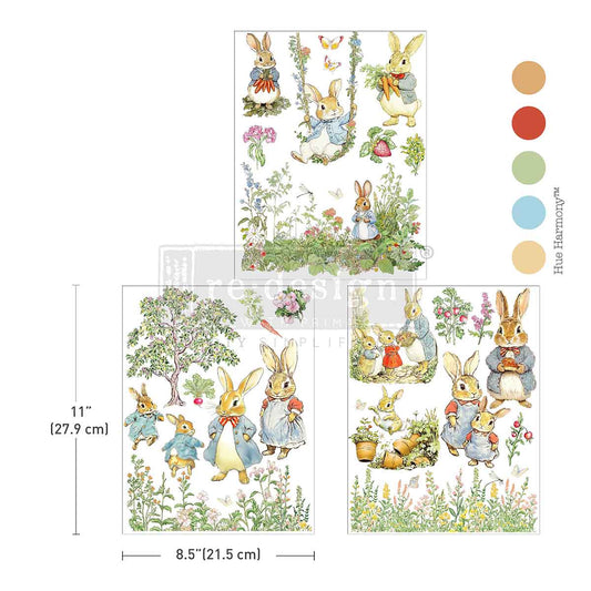 COTTONTAIL DIARIES - Middy Transfers® – 3 sheets, 8.5″x11″
