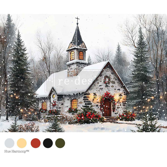 COZY BARN BLESSINGS - A4 Decoupage – 1 sheet, 8.27″x11.69″