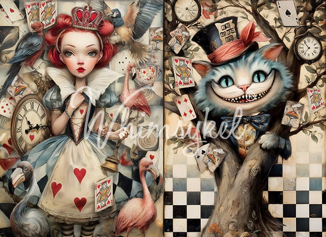 CHESTER & THE QUEEN - 18LB TISSUE PAPER - WHIMSYKEL DESIGNS - 21" BY 29"