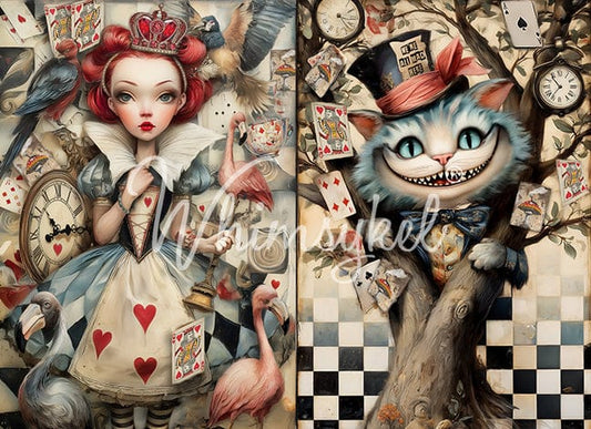 CHESTER & THE QUEEN - 18LB TISSUE PAPER - WHIMSYKEL DESIGNS - 21" BY 29"