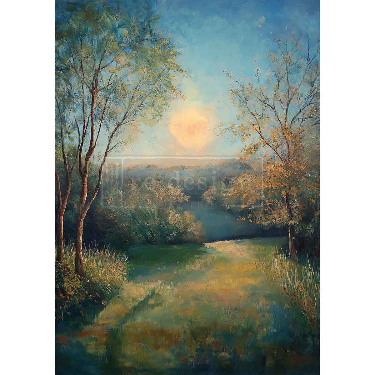 COZY COUNTRYSIDE - 1 SHEET, 11.7"x16.5" - A3 Decoupage Fibre