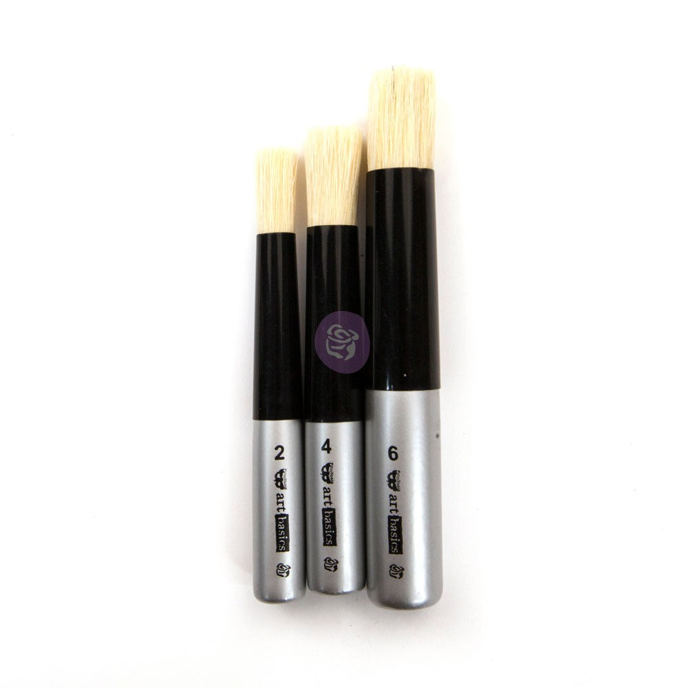 DABBING BRUSH SET OF 3 – 3 pcs, sizes 4.75″x0.75″, 4.75″x0.5″, 4.25″x0.375″