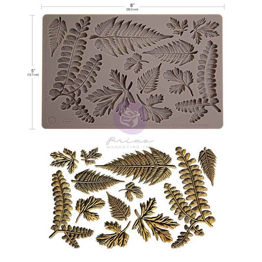 FRESH FOLIAGE - Finnabair Decor Moulds®  – 1 pc, 5″x8″x8mm