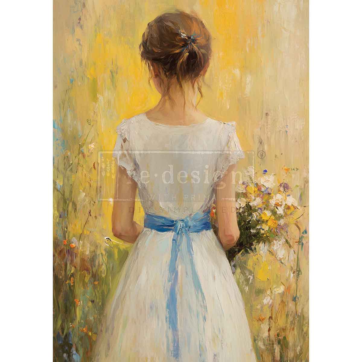 FIELDS OF GRACE - 1 SHEET, 11.7"x16.5" - A3 Decoupage Fiber