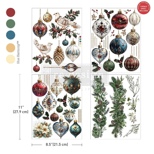 GILDED ELEGANCE - Middy Transfers® - – 3 sheets + 1 bonus sheet, 8.5″x11″