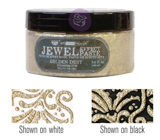 GOLDEN DUST - Art Extravagance – Jewel Texture Paste – 1 jar, 100ml (3.4 fl oz)
