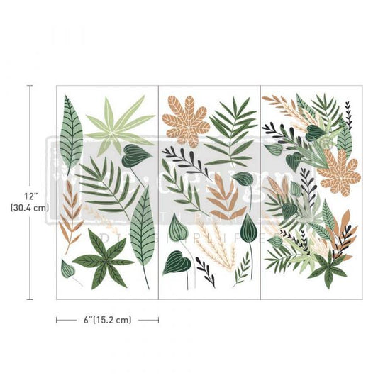 GREENERY HOUSE - SMALL TRANSFERS - – 3 SHEETS, 6″X12″