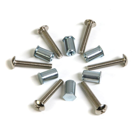 KNOB MOULD HARDWARE PACK -– total 12 pcs – 6 sets knob mould hardware refills