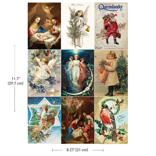 HOLY NIGHT - A4 Transfer  – 1 sheet, 8.3″x11.7″