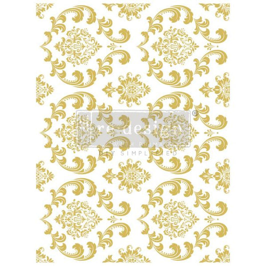 HOUSE OF DAMASK  - DECOR TRANSFERS - GOLD FOIL KACHA
