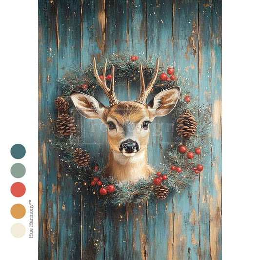 JINGLE JUNGLE -  A4 Decoupage  – 1 sheet, 8.27″x11.69″
