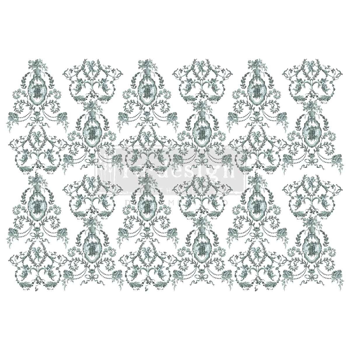JARDIN SECRET - DECOR TRANSFERS - TOTAL SHEET SIZE -24″x35″, CUT INTO 4 SHEETS