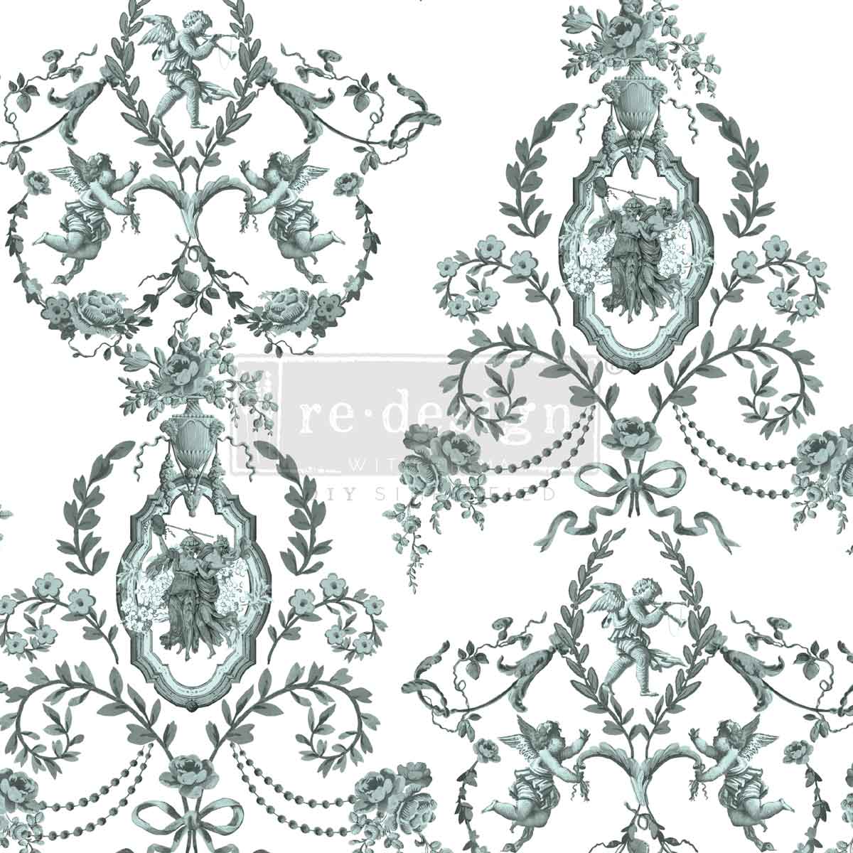 JARDIN SECRET - DECOR TRANSFERS - TOTAL SHEET SIZE -24″x35″, CUT INTO 4 SHEETS