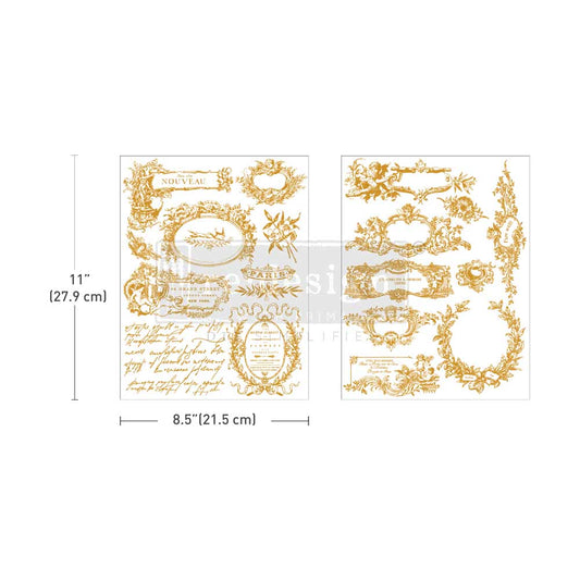 LABEL DE LUXE - Middy Foil Transfers® Kacha – 2 sheets, 8.5″x11″