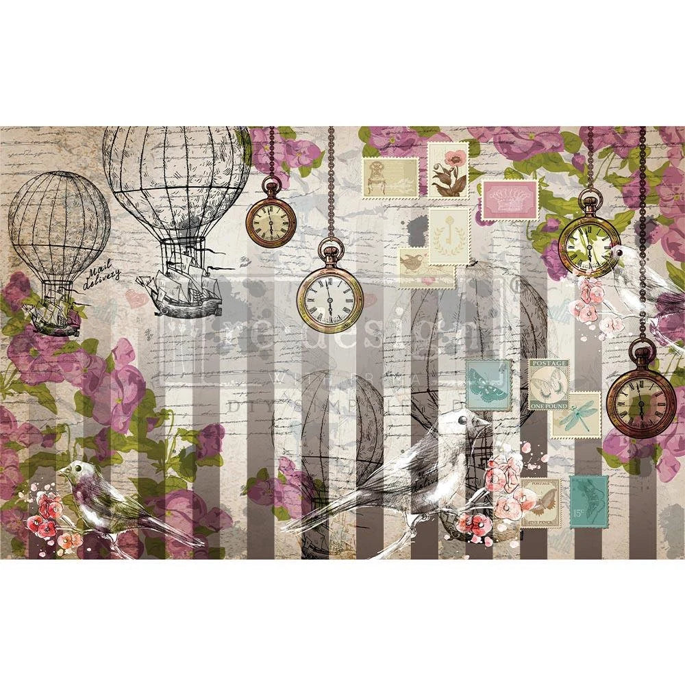 LOVE LETTERS - CECE  - Redesign Decoupage Decor Tissue Paper - 1 Sheet - 19" by 30"