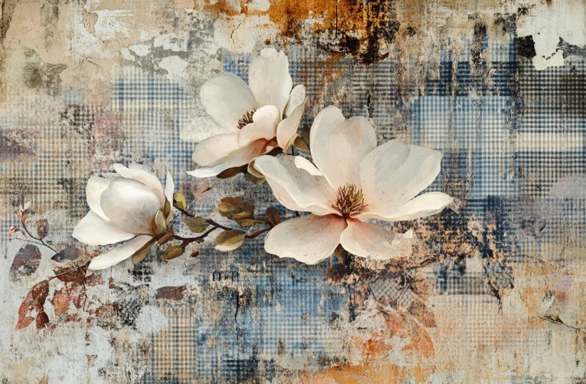 MAGNOLIA  LOVE - ELSIE LANE DECOUPAGE  PAPERS  TISSUE PAPERS - 29" BY 21"
