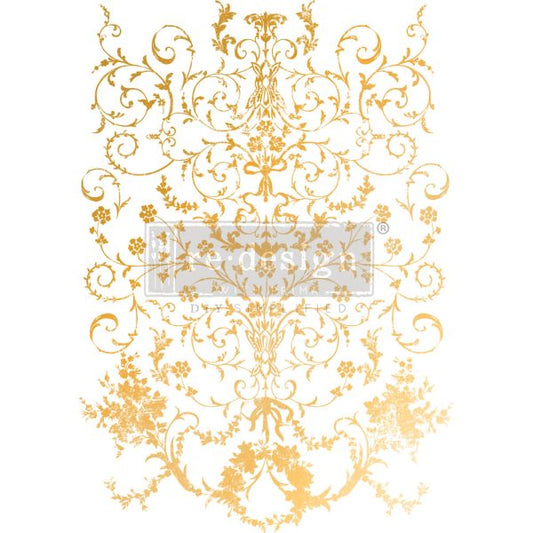 MANOR SWIRLS - DECOR TRANSFERS GOLD FOIL KACHA