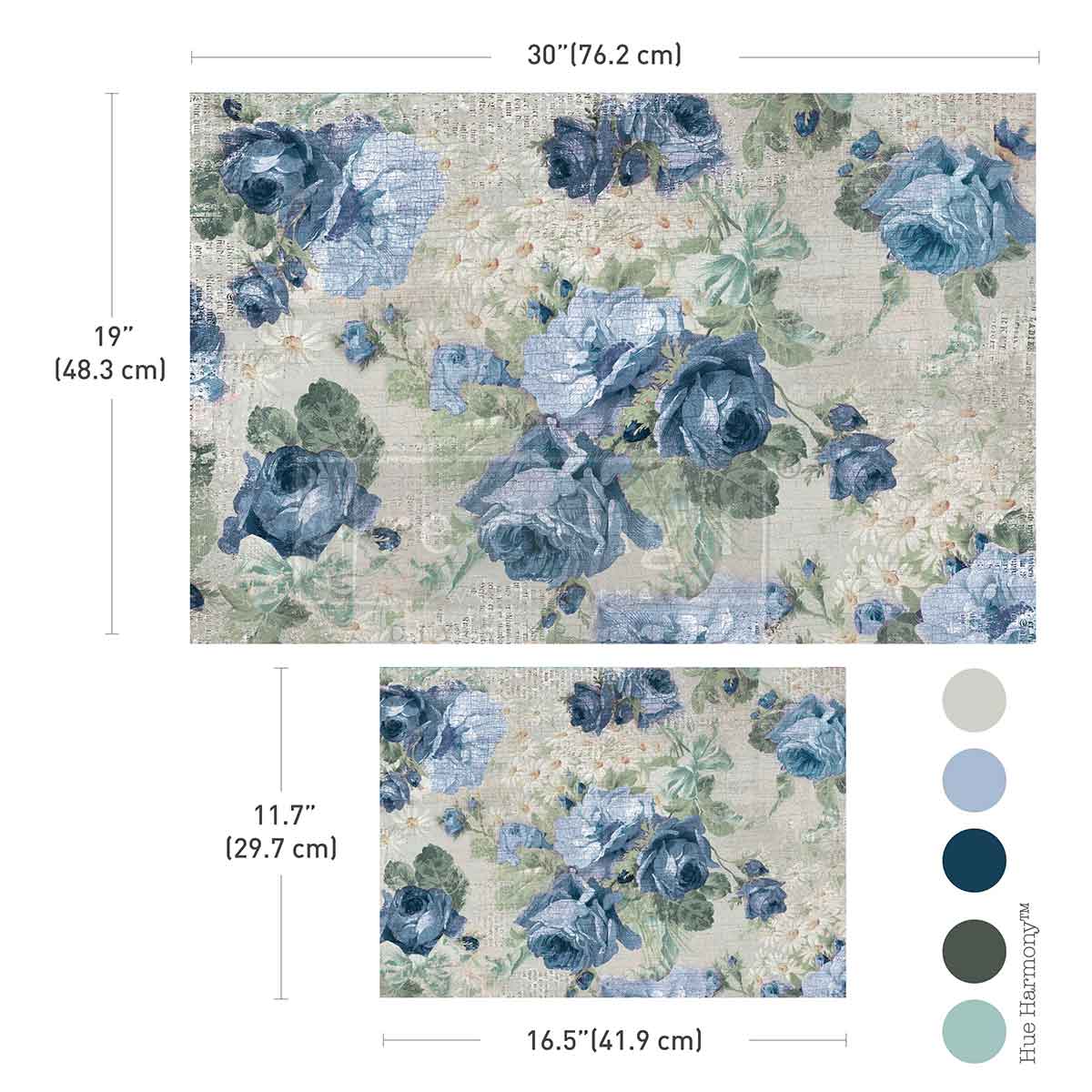 MEADOW MELODIES – Total 2 sheets – 1 sheet, 19.5″x30″ + 1 sheet, 11.7″x16.5″ - DOUBLE DELIGHT