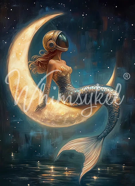 MERMAID DREAMS - WHIMSYKEL DREAMS - 21" BY 29"