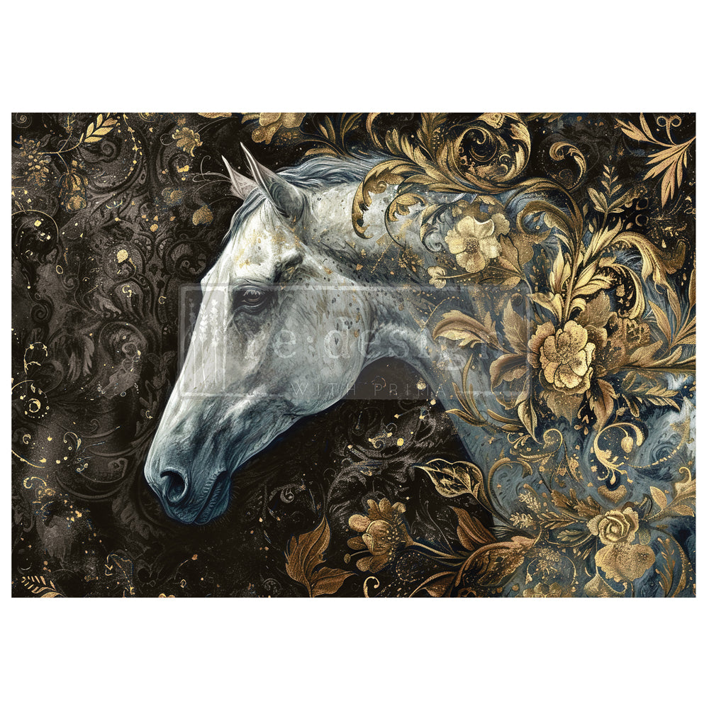 MAJESTIC GALLOP – A1 DECOUPAGE FIBER – 1 SHEET, A1 SIZE