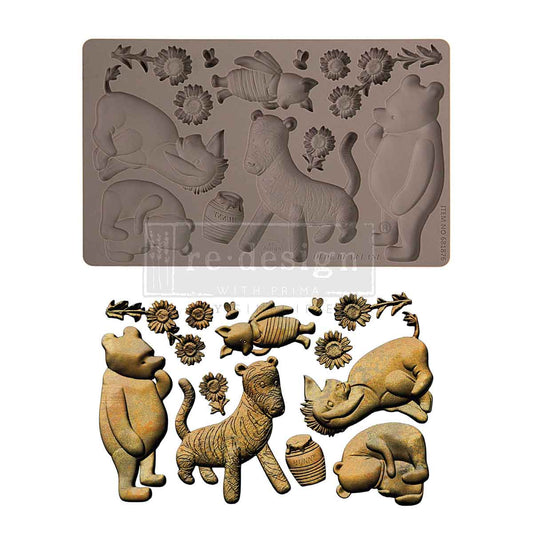 OLDE BEAR LANE – 1 pc, 5″x8″x8mm - Decor Moulds®