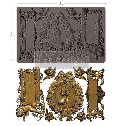 OMBRES FLORALES - DECOR MOULDS – 1 PC , 5″x8″x8MM