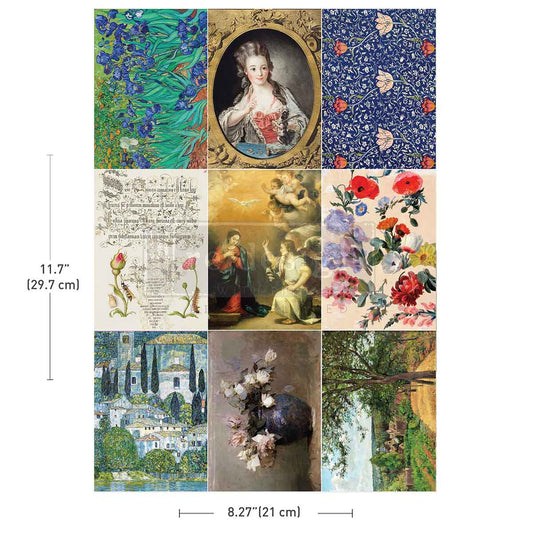 THE PAINTED LEGACY - A4 Transfer  – 1 sheet, 8.3″x11.7