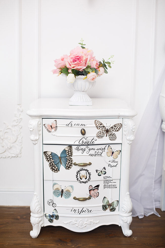 PAPILLON COLLECTION - SMALL TRANSFERS  -  3 sheets, 6″x12