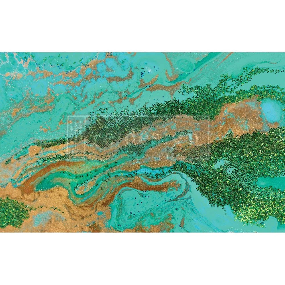 PATINA COPPER - Redesign Decoupage Decor Tissue Paper - 1 Sheet - 19" by 30"