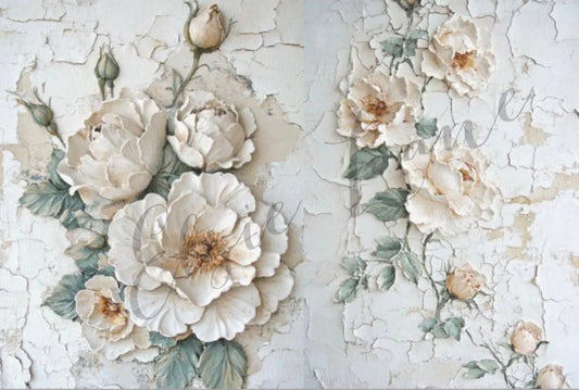 PORCELAIN GARDEN DUO - ELSIE LANE DECOUPAGE TISSUE PAPER - 29" BY 21"